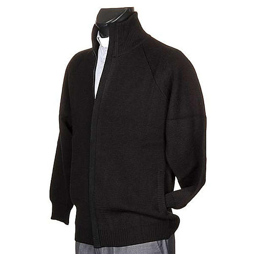 High-neck jacket with pockets 2