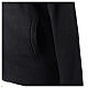 Black jacket 40% wool zip mens high collar In Primis s4