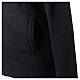 Men's black zip jacket big sizes high neck wool In Primis s4