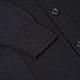 Casaco de malha lã com botões preto s4
