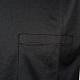 Clergy polo shirt black lisle thread s2