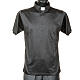 Clergy polo shirt dark grey lisle thread s1