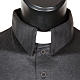 Clergy polo shirt dark grey lisle thread s2