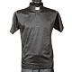 Clergy polo shirt short sleeves dark grey lisle thread s1