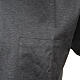 Clergy polo shirt short sleeves dark grey lisle thread s3