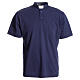 Clergyman polo shirt in navy blue, 100% cotton Cococler s1