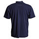 Catholic Priest polo shirt in navy blue, 100% cotton Cococler s2