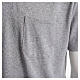 Priesterpolo, grau, 100% Baumwolle Cococler s6