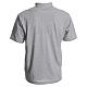 Priesterpolo, grau, 100% Baumwolle Cococler s7