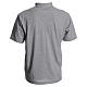 Polo maglia clergy grigio 100% cotone Cococler s4