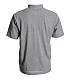Priest grey polo shirt in cotton s2