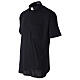Clergyman polo shirt in black, 100% cotton Cococler s2