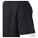 Clergyman polo shirt in black, 100% cotton Cococler s5