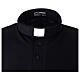 Polo camiseta clergy negra 100% algodón Cococler s3