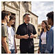 Polo camiseta clergy negra 100% algodón Cococler s2