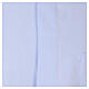 Chemise clergy Cococler m. longues Repassage facile Diagonale Mixte coton Bleu clair s2