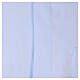 Camicia clergy M. Lunga Facile stiro Diagonale Misto cotone Celeste Cococler s2