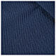 Camisa Clergy Manga Larga Planchado Facil Diagonal Mixto Algodón Azul Cococler s4