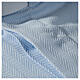 Collarhemd mit Langarm aus leicht zu bügelnden Baumwoll-Polyester-Mischgewebe mit Fischgrätenmuster in der Farbe Hellblau Cococler s4