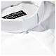 Camisa clergy M/L uma cor misto algodão branco Cococler s2