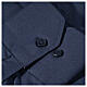 Camisa clergy M/L uma cor misto algodão azul escuro Cococler s5