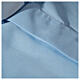 Collarhemd mit Langarm aus Baumwoll-Polyester-Mischgewebe in der Farbe Himmelblau Cococler s4