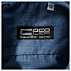 Collarhemd mit Langarm aus Baumwoll-Polyester-Mischgewebe einfarbig Jeansblau Cococler s3