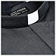 Clerical shirt long sleeves fil-à-fil mixed cotton Grey Cococler s2
