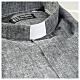 Camisa clergy sacerdotal lino algodón gris manga larga Cococler s2