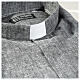 Camicia clergy lino cotone grigio manica lunga Cococler s3