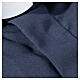 Camisa clergy sacerdote mixto algodón poliéster azul manga corta Cococler s4