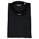Collarhemd aus Baumwoll-Polyester-Mischgewebe in der Farbe Schwarz mit Kurzarm Cococler s4