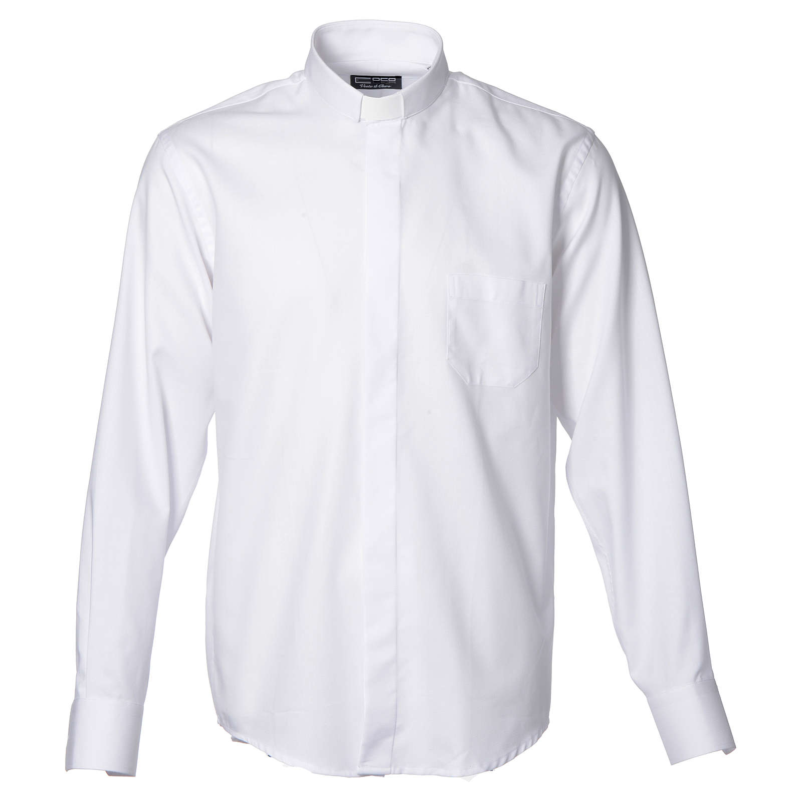 Catholic Priest White Shirt with long sleeves, easy to iron, | online ...