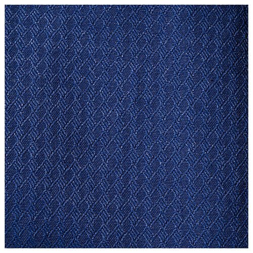 Collarhemd aus Jacquardstoff in der Farbe Blau mit Langarm Cococler 5