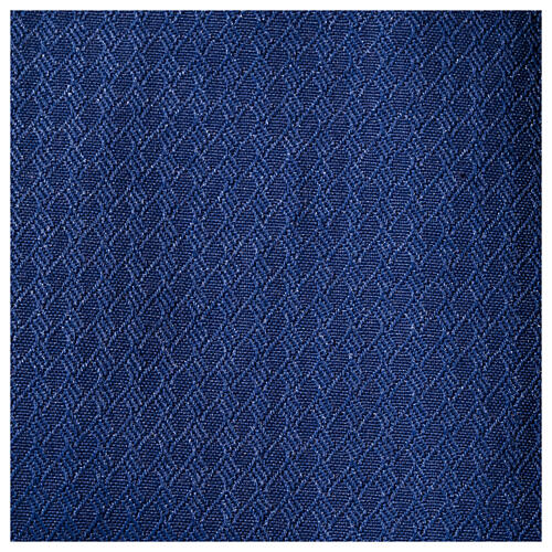 Chemise clergy jacquard bleu manches longues Cococler 6