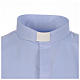 Collarhemd aus Jacquardstoff in der Farbe Himmelblau mit Langarm Cococler s3