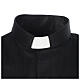 Collarhemd aus Jacquardstoff in der Farbe Schwarz mit Langarm Cococler s3