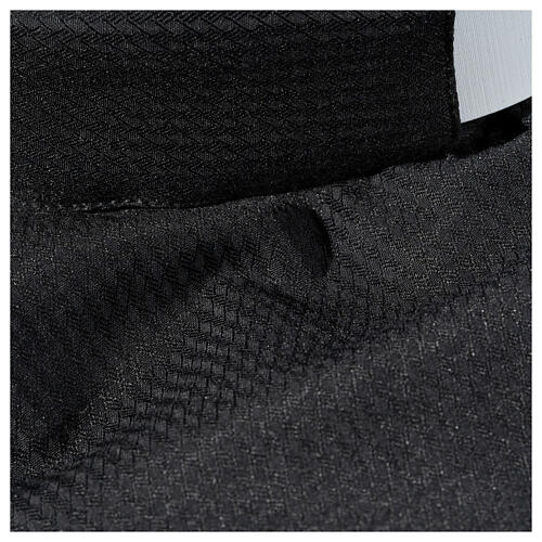 Black Jacquard tab collar shirt, long sleeve Cococler 5
