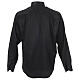 Black Jacquard tab collar shirt, long sleeve Cococler s8