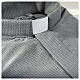 Camicia clergy jacquard grigio manica lunga Cococler s3