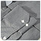 Camicia clergy jacquard grigio manica lunga Cococler s6