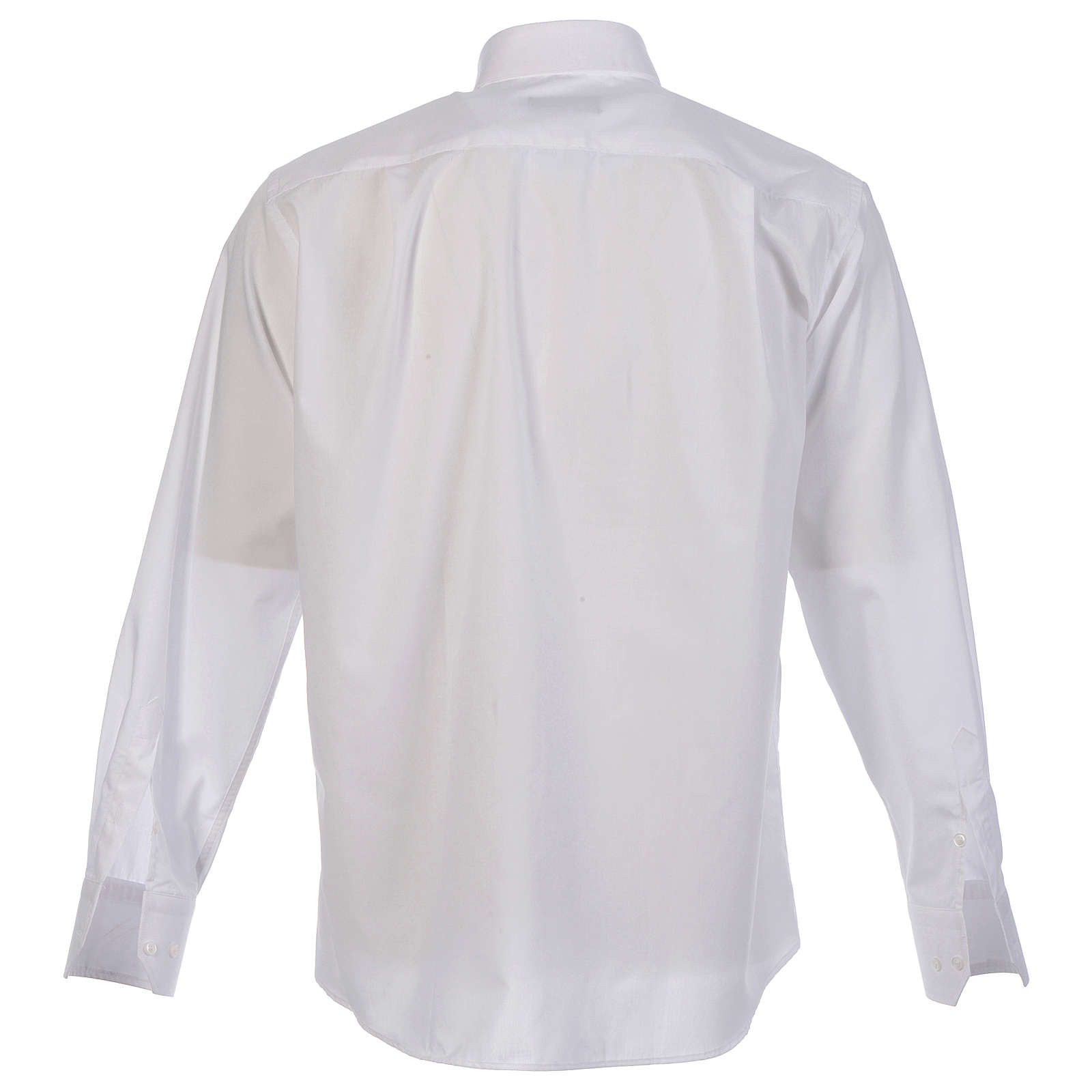 Priest shirt in solid color and diagonal lines white long | online ...