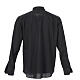 Clergy shirt solid colour and diagonal black long sleeve Cococler s7