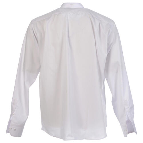 Camisa clergy batina colarinho coberto manga longa Cococler 8