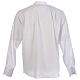 Camisa clergy batina colarinho coberto manga longa Cococler s8