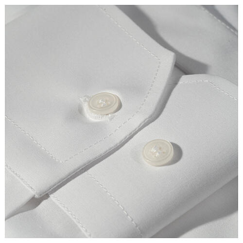 Collarhemd geeignet um unter dem Talar getragen zu werden mit offenen Kragen Langarm Cococler 4