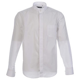 Under Cassock Shirt with open shirt collar long sleeve Cococler