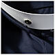 Long sleeved plain blue shirt, roman collar Cococler s5
