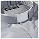 Long sleeved plain Light grey shirt, roman collar Cococler s2