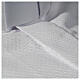 Log sleeved white clergy shirt, diamond pattern, silk Cococler s4